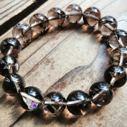 ◇天然◇アイリススモーキークォーツのブレスレット 9500円（送料無料