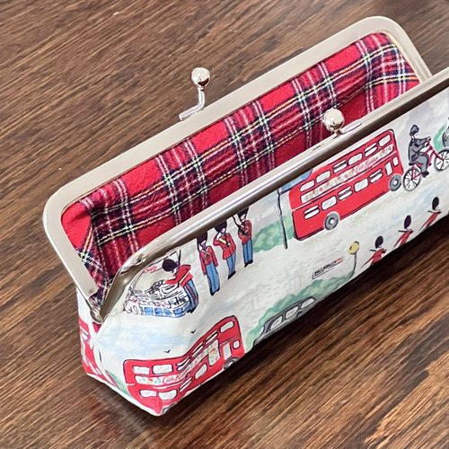 キャスキッドソン　ロンドンシーン　ミニ財布　メガネケース キャスキッドソン ロンドンストリート メガネケースペンケース兼用