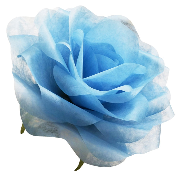 【おためし】ジャイアントフラワー ローズL ブルー　Giant Flower 花径約45cm　結婚式　アニバーサリー 1枚目の画像