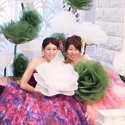 【おためし】ジャイアントフラワー ローズL レッド　Giant Flower 花径約45cm　結婚式　アニバーサリー 4枚目の画像