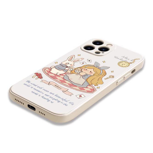 北欧 スマホケース ウサギ iPhoneケース 不思議の国のアリス