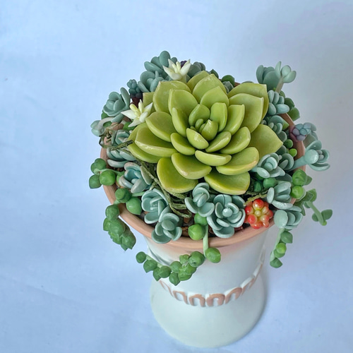 多肉植物樹脂粘土フラワーパーツセット 多肉植物樹脂粘土フラワーパーツセット 多肉樹脂粘土フラワー