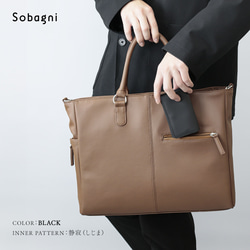 ★エシカルレザーSobagni(ソバニ)★遠州綿紬コラボの大人おしゃれな名刺入れ★しまつむぎ名刺入れ★ライトグレー×深海 16枚目の画像