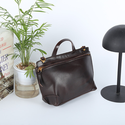 本革 2way ショルダーバッグ ハンドバッグ レザー 牛革