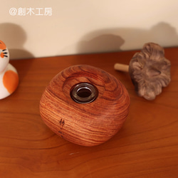 木製 ディフューザー アロマディッシュ アロマディフューザー 柿 木の香り お部屋 インテリア 癒し おうち時間 2枚目の画像