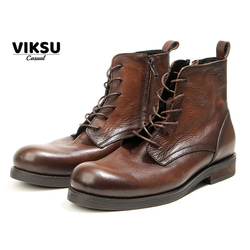バイク用レザーハイカットブーツ　23センチ Men's High-cuts shoes sneakers boots メンズ イギリス調