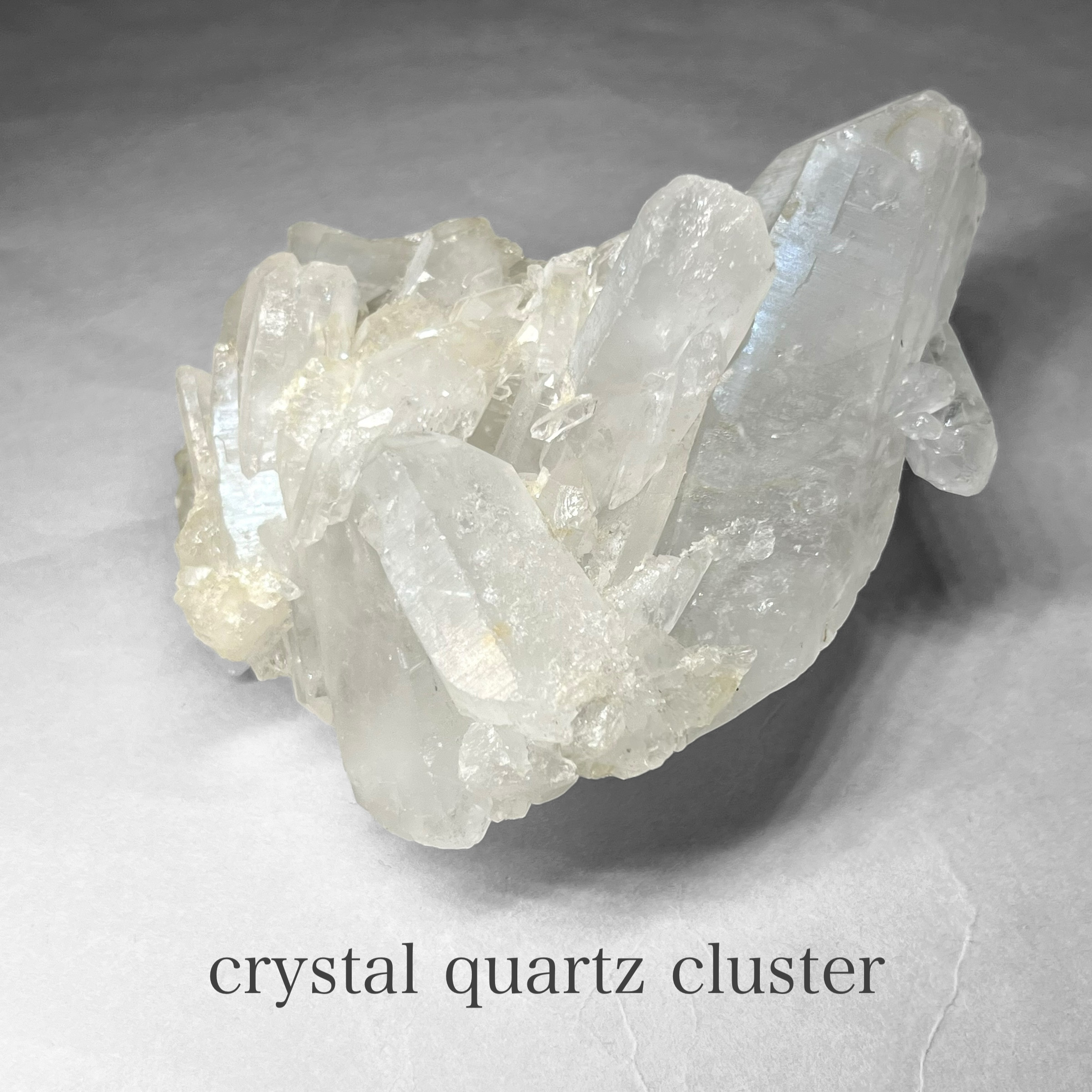crystal cluster：cathedral・other/ 水晶クラスターK：カテドラル・曲がり水晶・貫入