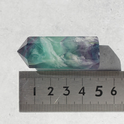 エンジェルフェザーフローライト 六角柱 ポイント 天然石 蛍石 希少 鉱物 透明 20枚目の画像