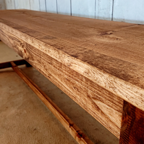 kazu様オーダー❵天然無垢材ダイニングテーブル＆ダイニングベンチ