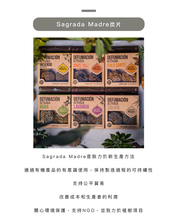 【Sagrada Madre】氛母_ 茴香、肉桂和迷迭香-香薰炭片 第9張的照片