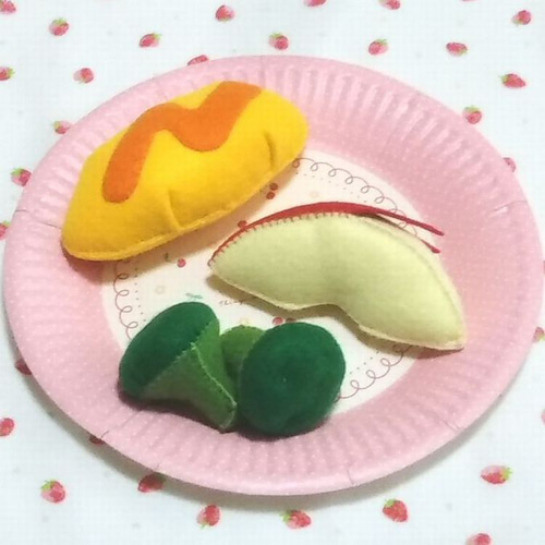 フェルト ままごと☆ハンバーグセット おもちゃ・人形 うりんこ堂 通販