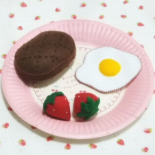 フェルト ままごと☆ハンバーグセット おもちゃ・人形 うりんこ堂 通販