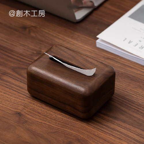 ティッシュカバー 無垢材 木製ティッシュケース ティッシュボックス