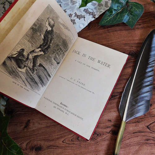 希少古書】1800年頃ヴィンテージブック4冊 洋書 アンティークな