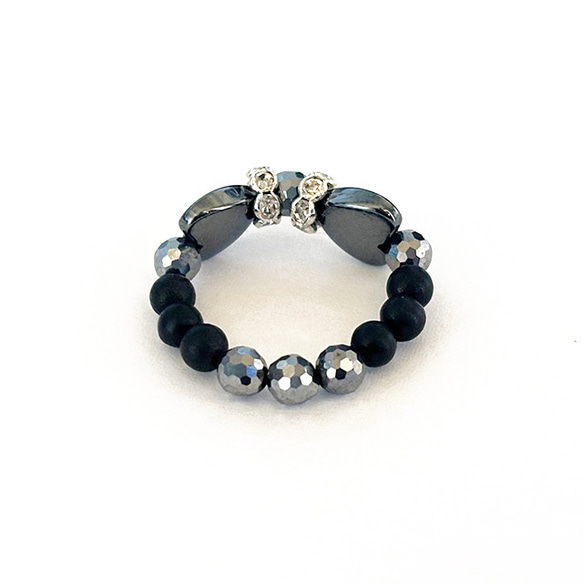 【電磁波対策】シュンガイトは効果なし？シュンガイトの電磁波効果｜テラヘルツ使用｜パワー 天然石 ストーン 指輪 リング 2枚目の画像