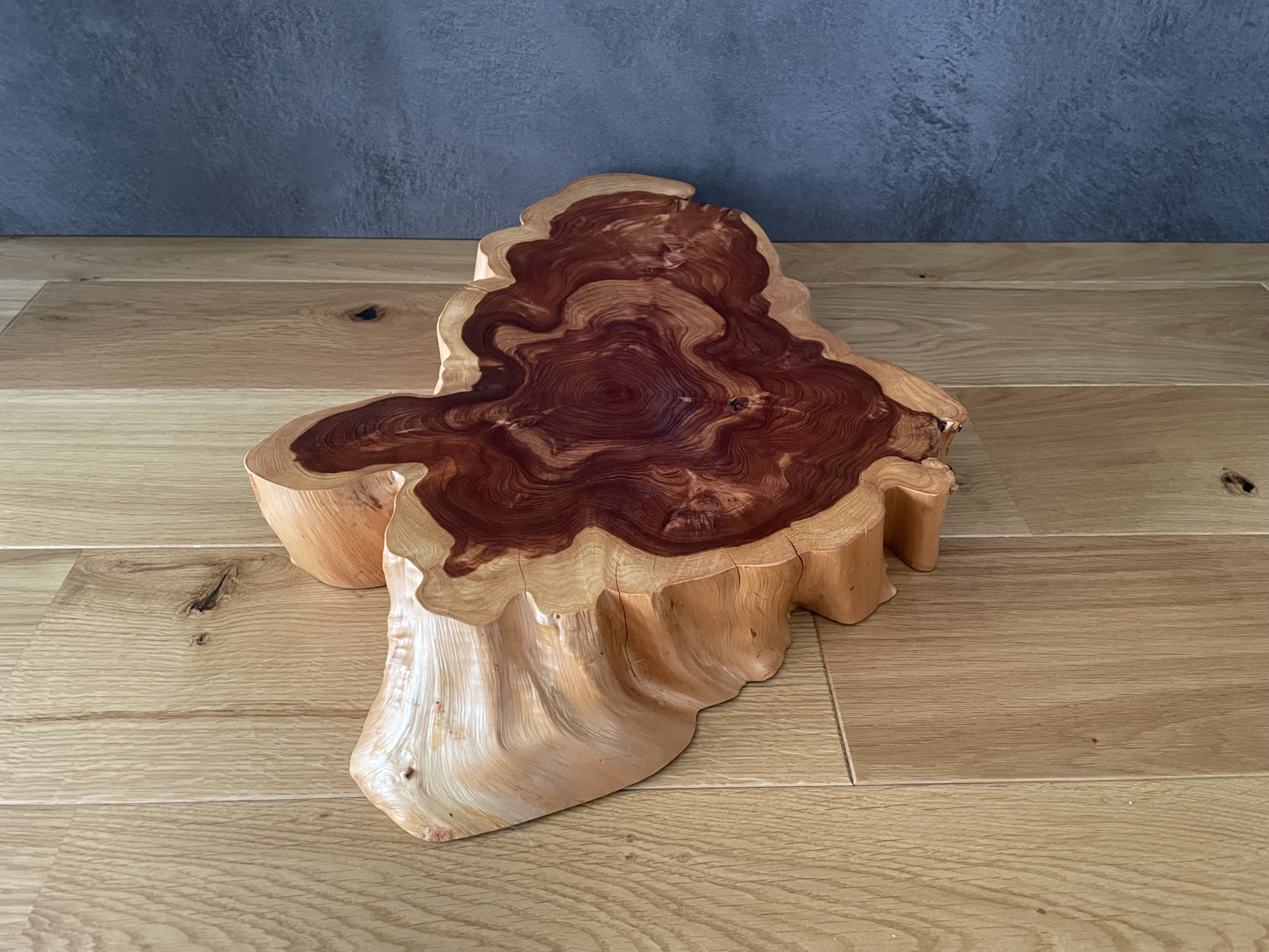 自然の造形美｜カイヅカイブキの花台・インテリア台｜一点物・天然素材