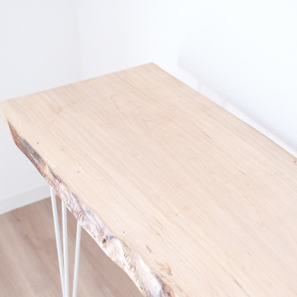 栃のテーブル / 仕事用デスク / ハイテーブル / table / 一枚板 / 無垢材 6枚目の画像