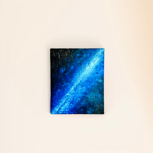 青の絵 深淵の青 夜空に心を委ねて【零105】 絵画 零