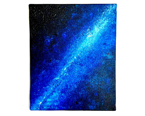 青の絵 深淵の青 夜空に心を委ねて【零105】 絵画 零freedbyshigi 通販