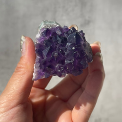 ウルグアイ産【アメジスト／紫水晶】クラスター（91.5g）鉱物 天然石 14枚目の画像