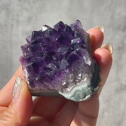 ウルグアイ産【アメジスト／紫水晶】クラスター（91.5g）鉱物 天然石 1枚目の画像