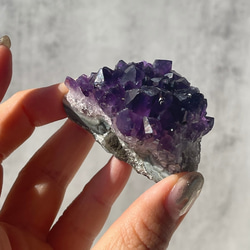 ウルグアイ産【アメジスト／紫水晶】クラスター（91.5g）鉱物 天然石 10枚目の画像