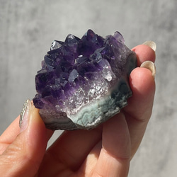 ウルグアイ産【アメジスト／紫水晶】クラスター（91.5g）鉱物 天然石 20枚目の画像