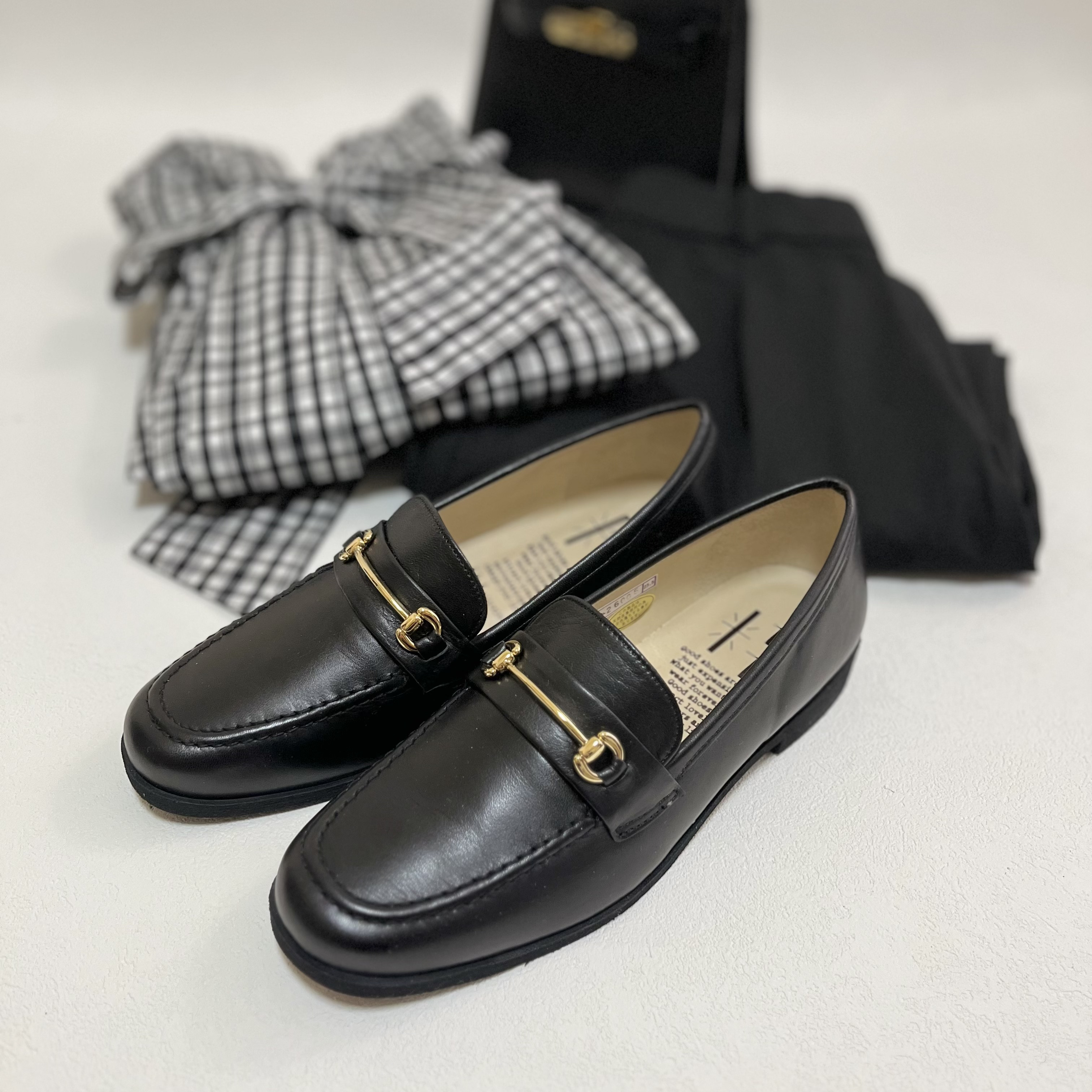 本革／ビットローファー／BLK／日本製／26005