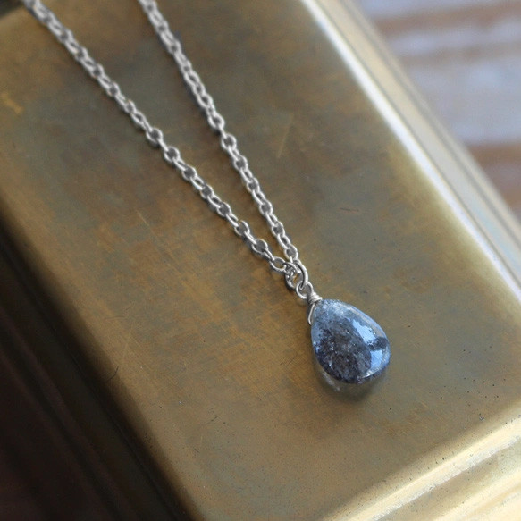 ✨3月誕生石✨ モスアクアマリン＜プレーン＞のネックレス（SV925）