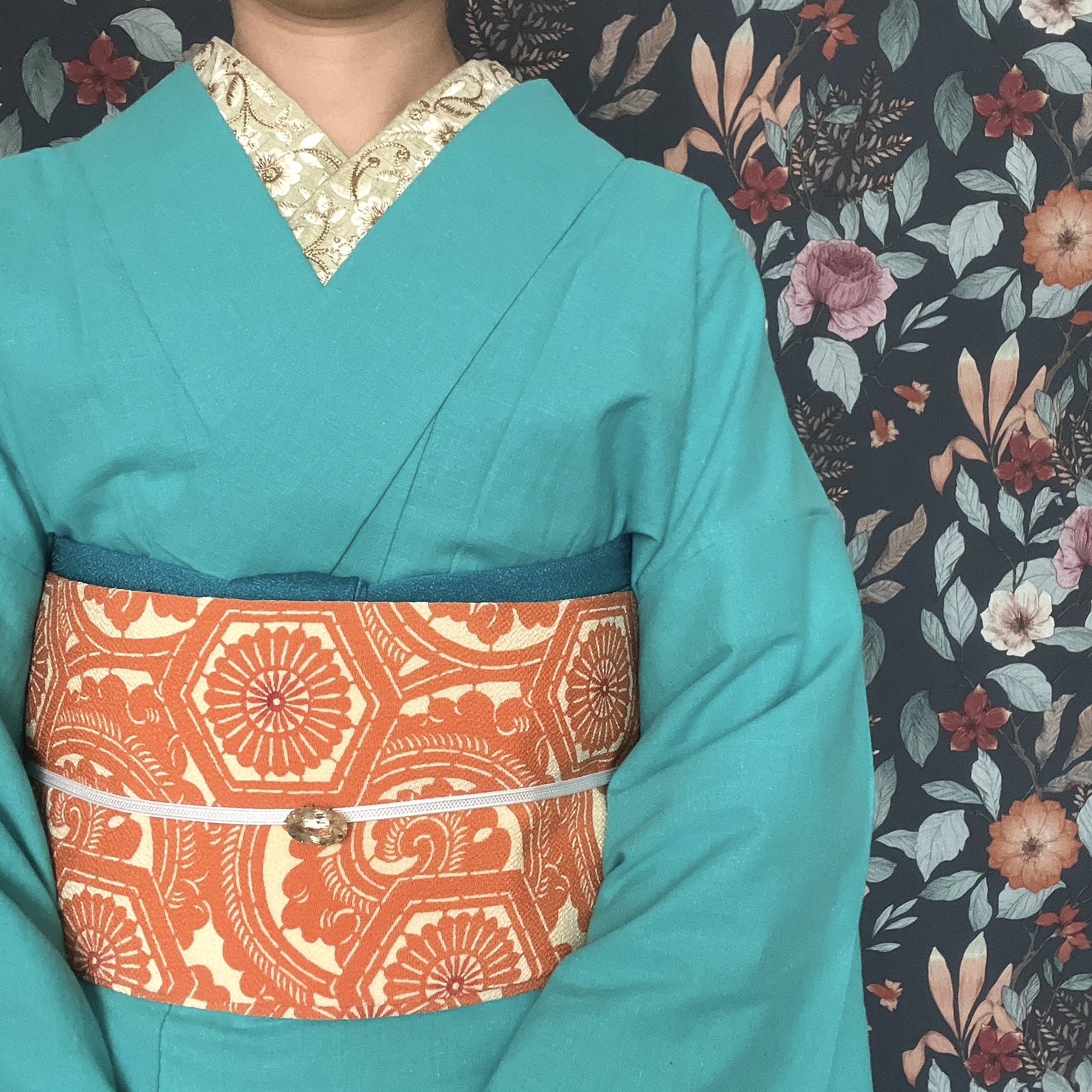 新品未使用　綿麻浴衣　人気浴衣　グリーン 楽天市場】浴衣 緑（柄格子・市松）の通販