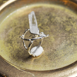 Silver925・水晶の指環：《いつかユニコーンになる指環》 1枚目の画像