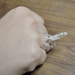 Silver925・水晶の指環：《いつかユニコーンになる指環》 11枚目の画像