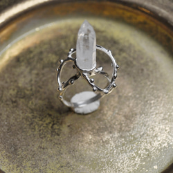 Silver925・水晶の指環：《いつかユニコーンになる指環》 6枚目の画像