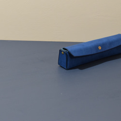 細くてもしっかり入るシームレスペンケース　baton（バトン）　プログレレザーver. 8枚目の画像