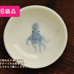 【B級品】豆皿 タコ【3/1〜3/10期間限定販売】 1枚目の画像