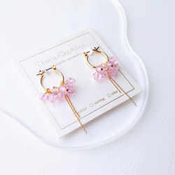 Sakura Color Foop Pierce/Earring 4枚目の画像