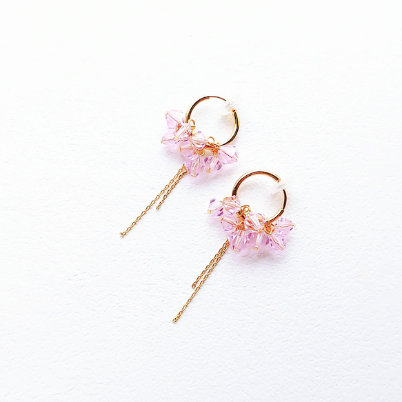 Sakura Color Foop Pierce/Earring 3枚目の画像