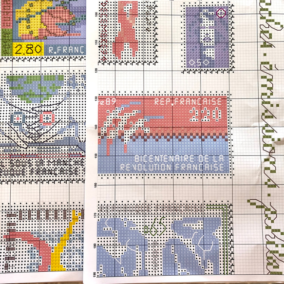 クロスステッチ刺繍キット STAMP 4枚目の画像