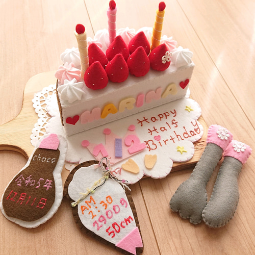 ハーフバースデーケーキ 出産祝い ハーフバースデーケーキ バースデー