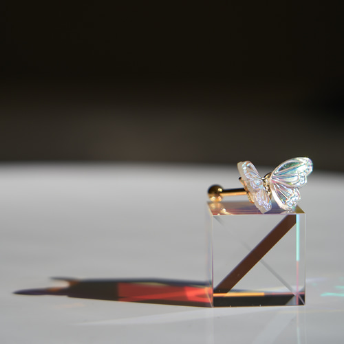 再販]オーロラ蝶のボディピアス [ゲージとシャフトを選べる