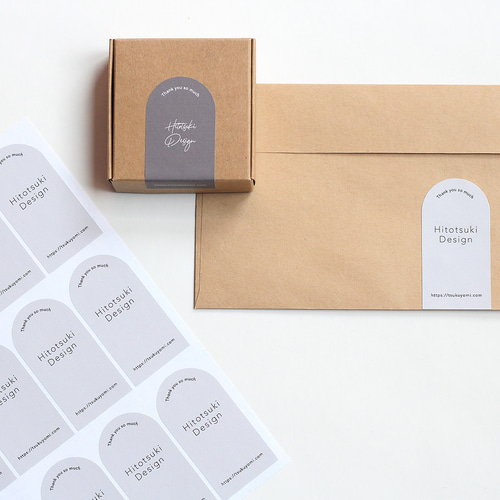 【丸L1-6】ツヤありショップシール★サンキューシール★名入れセミオーダー 41fac1ca5ae9b7eaca64f1bdb4aa76