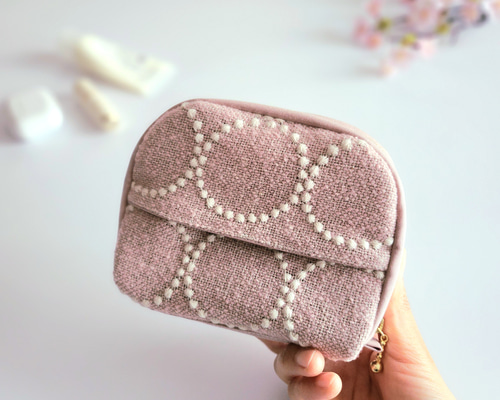 ラスト】ミナペルホネン・タンバリンのコロンとマチ付きティッシュ