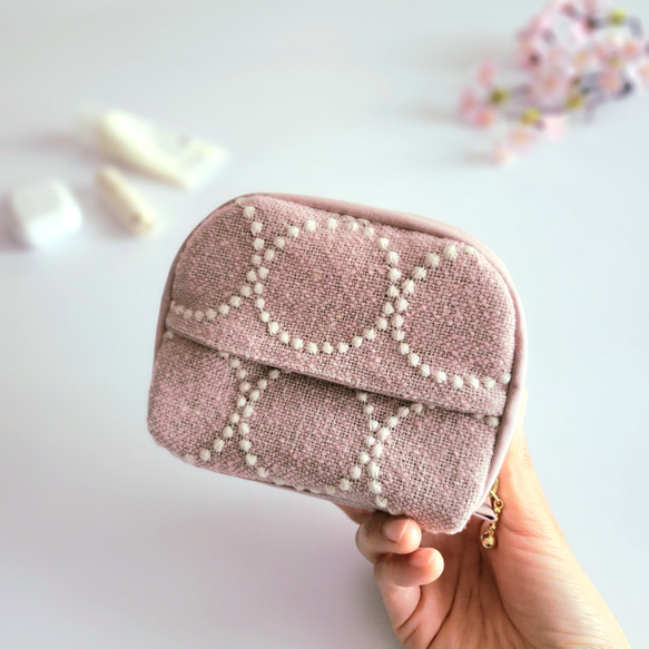 ラスト】ミナペルホネン・タンバリンのコロンとマチ付きティッシュ