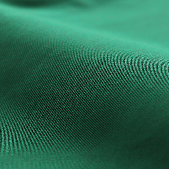 春季秋季實用單品 純棉斜紋披肩領外套外套 衣長89cm (綠色) CO08 第12張的照片