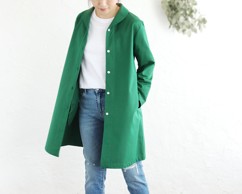 美品 Yoshidainaba 春夏秋物 高級コート コットン シルク 美品 Yoshidainaba 春夏秋物 高級コート コットン シルク 美品