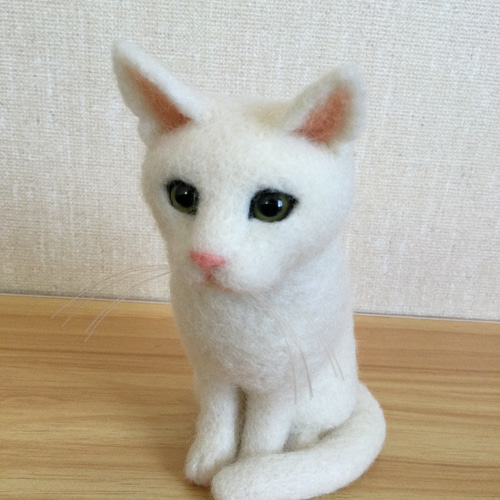 羊毛フェルト ハチワレ 猫さん♪ クリスマスツリー セット