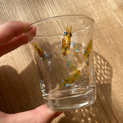 アオリイカの稚イカ　日本酒グラス5 5枚目の画像