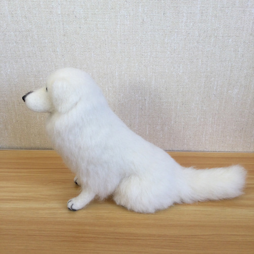 羊毛フェルト 犬 グレートピレニーズ 羊毛フェルト masapan 通販