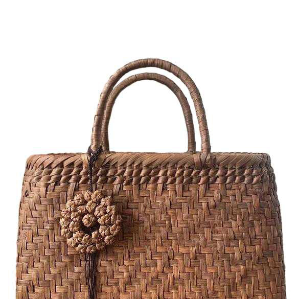 【お得】山葡萄かごバッグ 手作り 籠バッグ 網代編み (約)幅32×本体高さ21.5×マチ10cm        Ω 人気・おすすめ｜使いやすい・旅行におすすめ 品質保証 全国発送 日本国内発送・最短翌日お届け