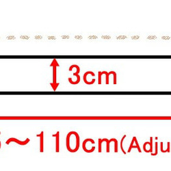 【3cm寬】可調長度相機帶/蕾絲黑色80035-3 第6張的照片